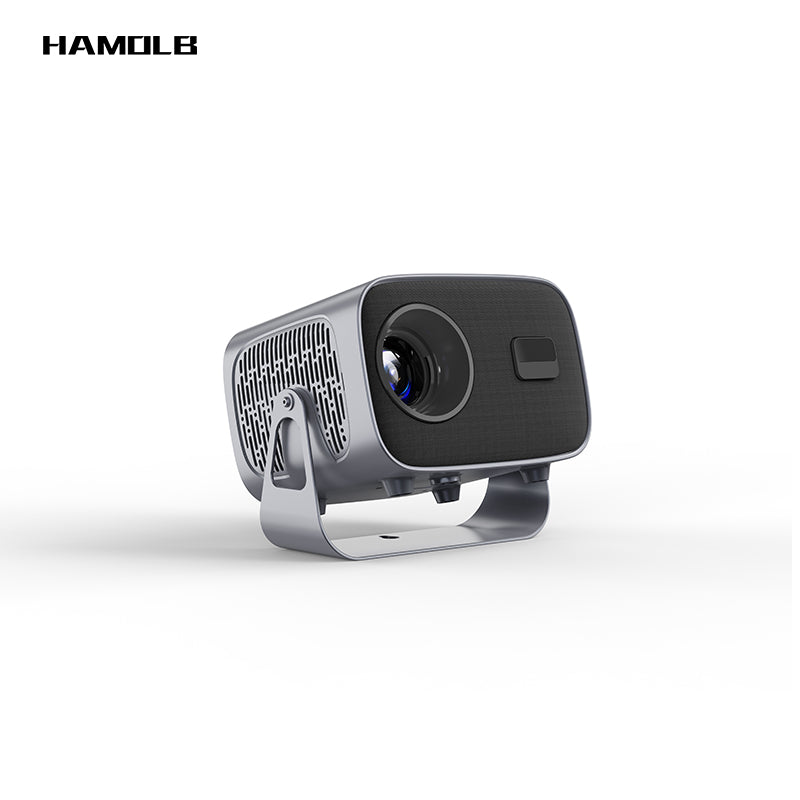 HA10C Portable Android 11 Indoor 360 degree rotation Smart LCD projector,multimedia projector,home theater,dual wifi, screen mirroring