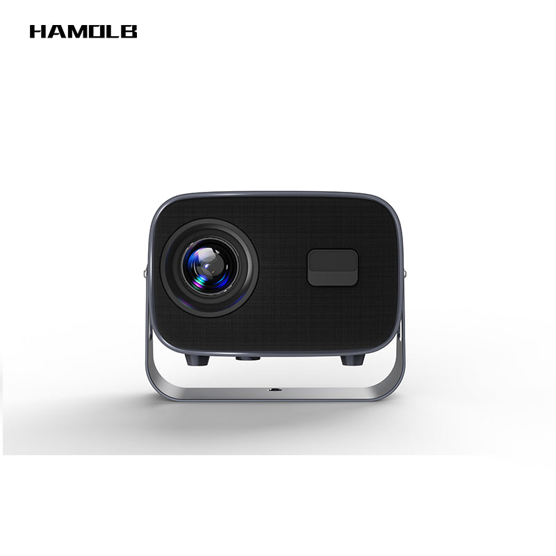 Hamolbprojector HA10C Portable Android 11 Indoor 360 degree rotation Smart LCD projector,multimedia projector,home theater,dual wifi, screen mirroring