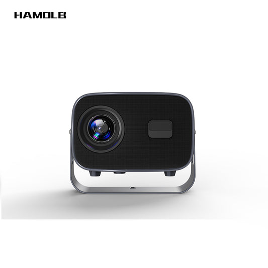 Hamolbprojector HA10C Portable Android 11 Indoor 360 degree rotation Smart LCD projector,multimedia projector,home theater,dual wifi, screen mirroring
