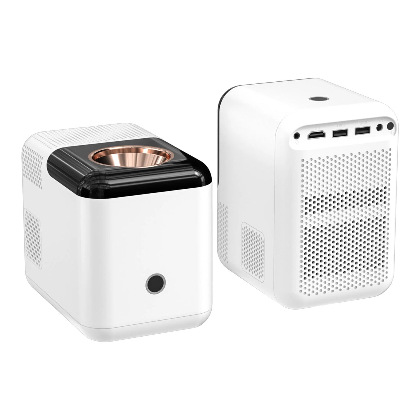 Hamolb HA5 ultra short throw home used projector support 1080p dual wifi with bluetooth can link with computer and phone